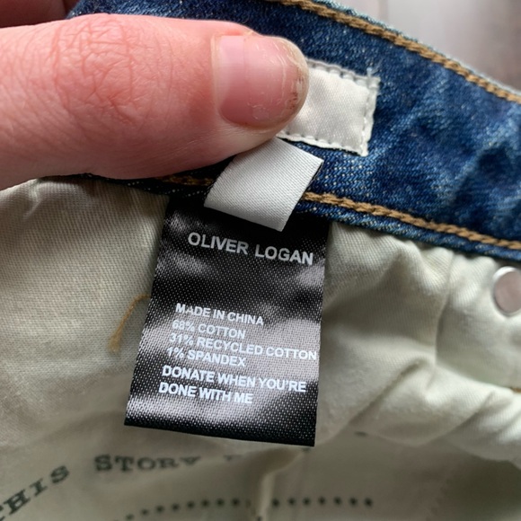 NEW Oliver Logan The Russel Split Flare Vintage Jeans - Picture 15 of 16